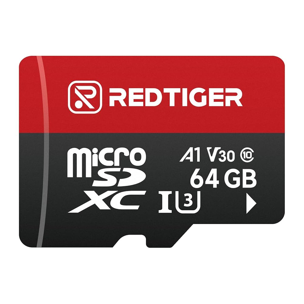 Tarjeta SD Redtiger de 32 GB/64 GB/128 GB/256 GB para cámara de salpicadero Clase 10 U3