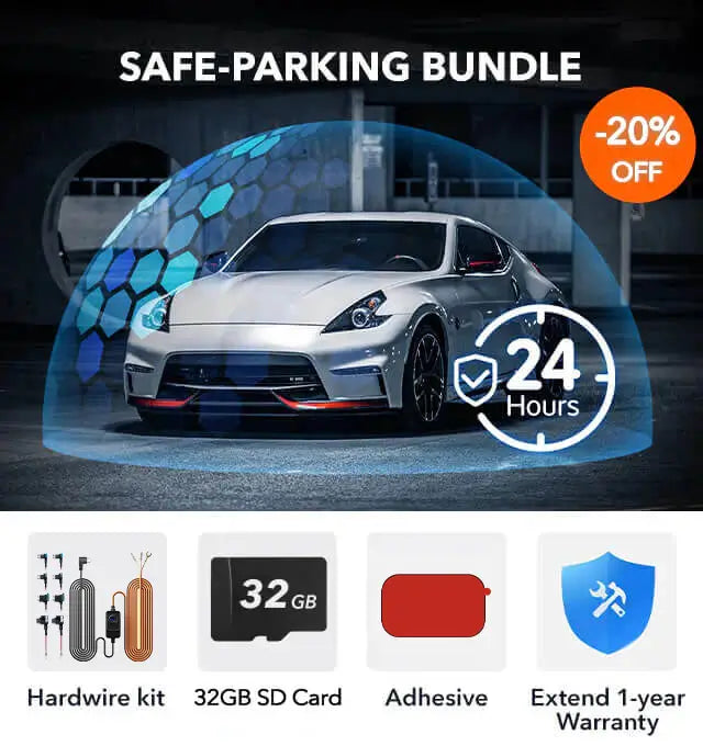 Paquete de accesorios de estacionamiento seguro Redtiger F7N